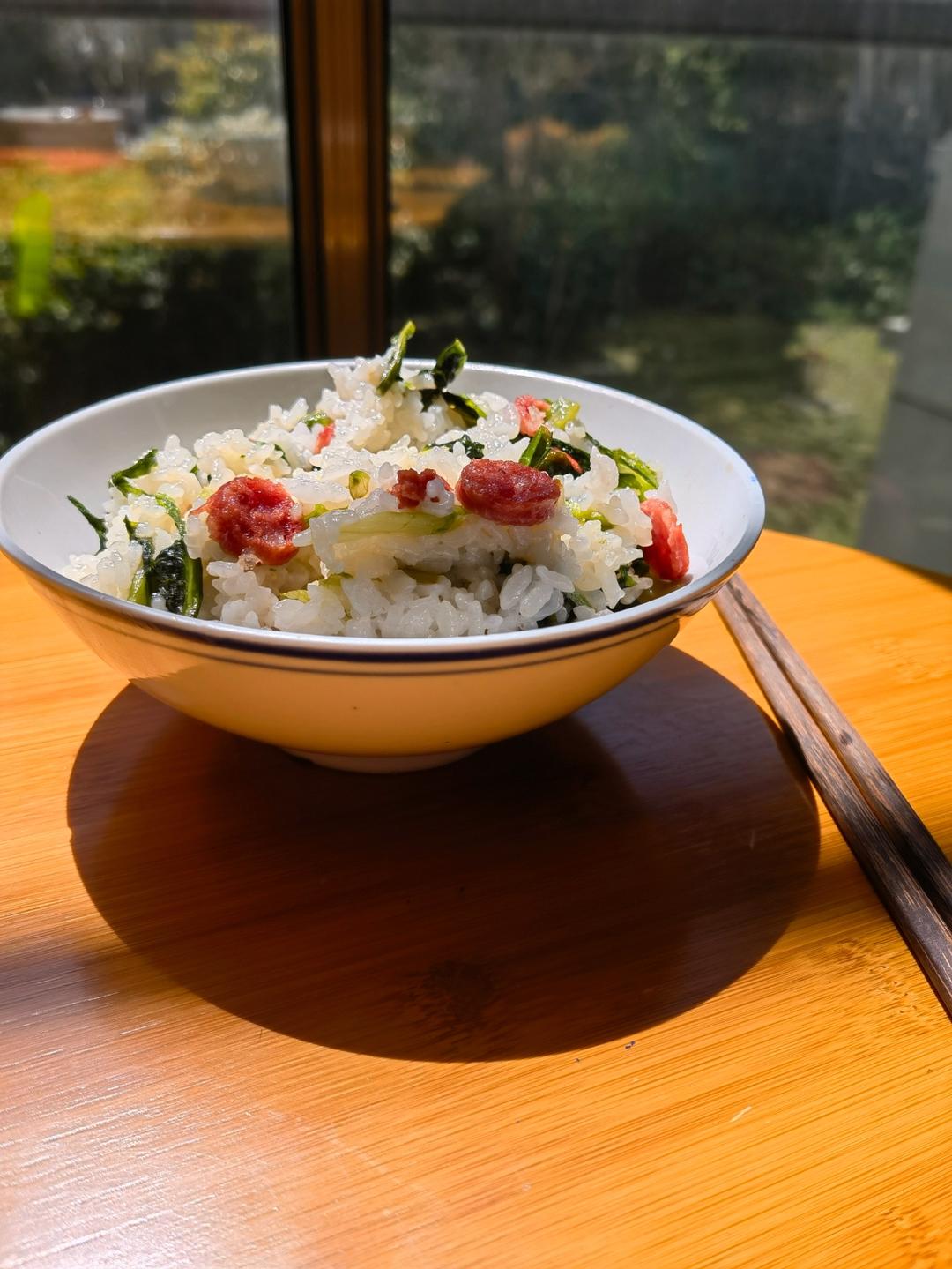 上海菜饭（莴笋叶版）