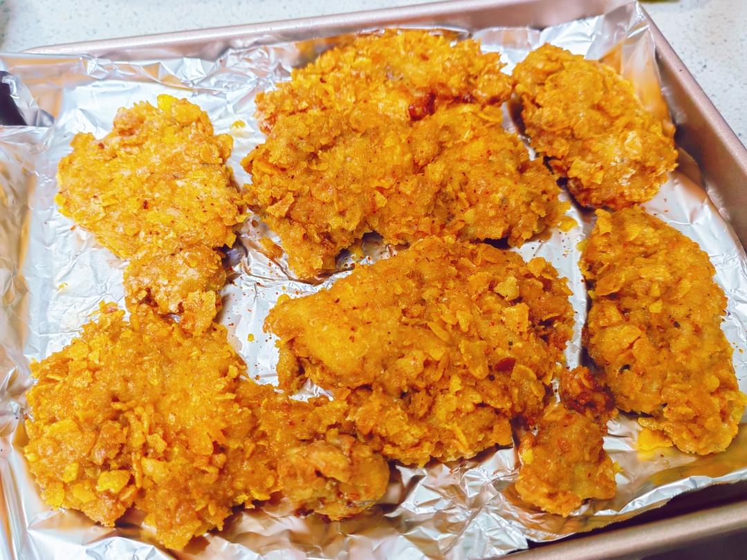 酥脆玉米片炸鸡
