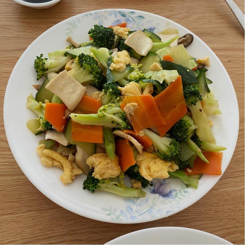 好吃好看‼️还刮油‼️的菌菇炒时蔬