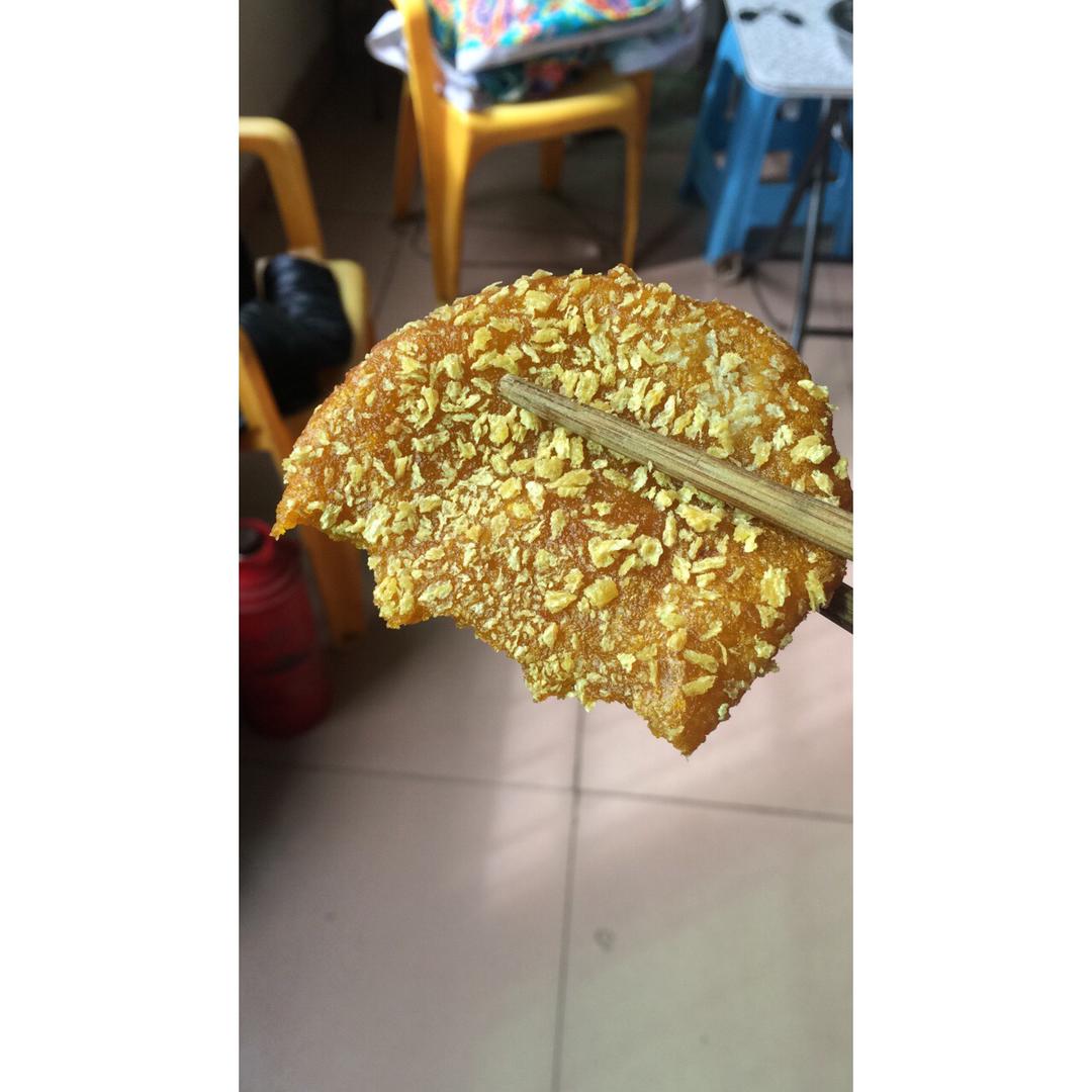 雪花南瓜饼