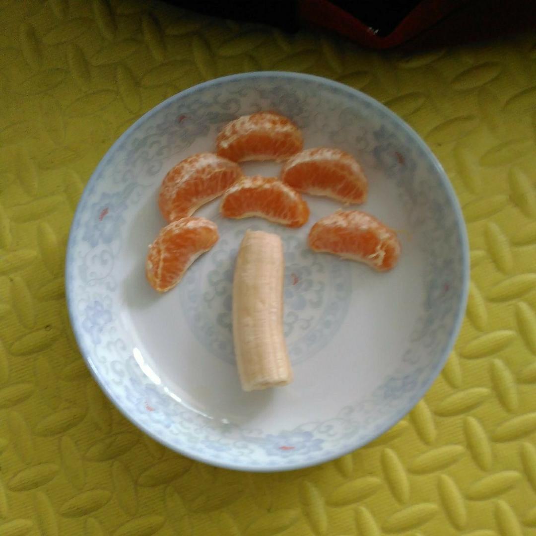 果蔬拼盘盘饰摆盘(柚子盘花)