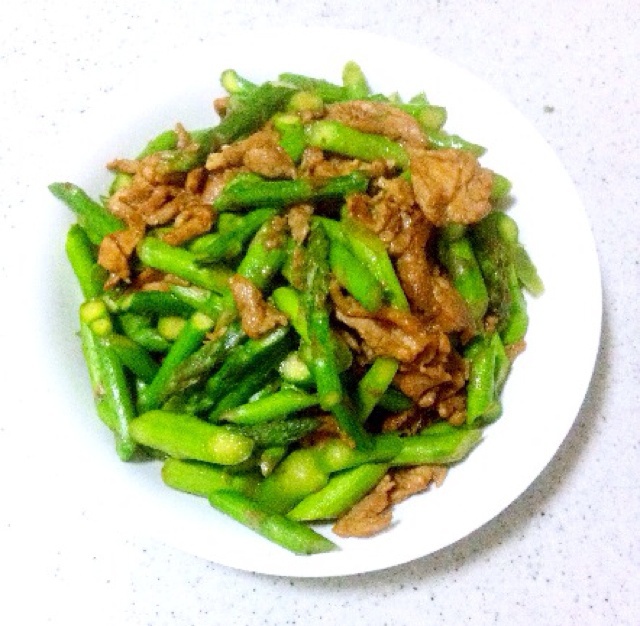 芦笋炒肉