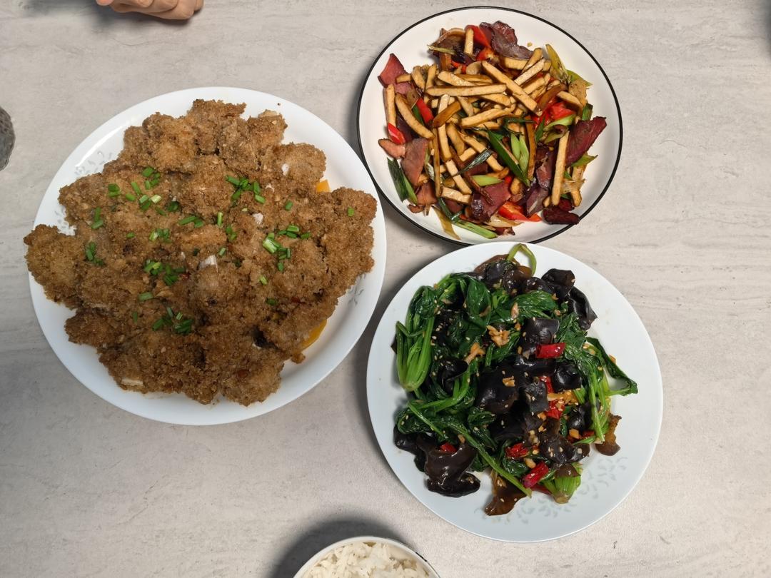 清爽开胃凉菜｜凉拌菠菜木耳