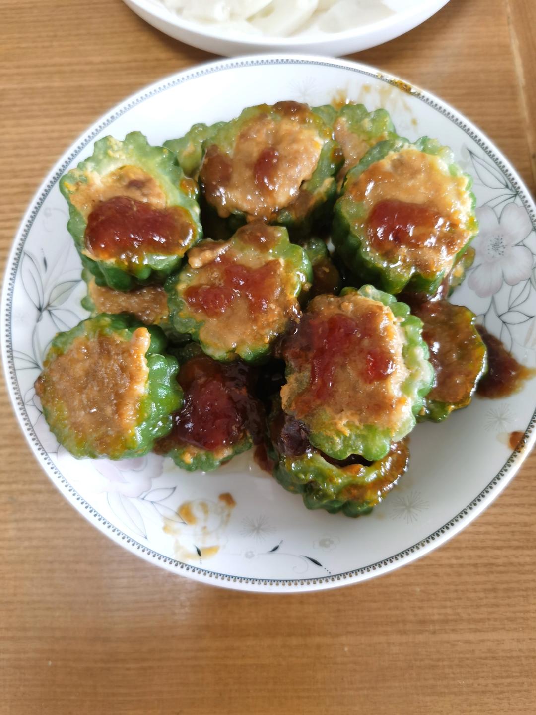 夏日解暑必备家常菜-苦瓜酿肉