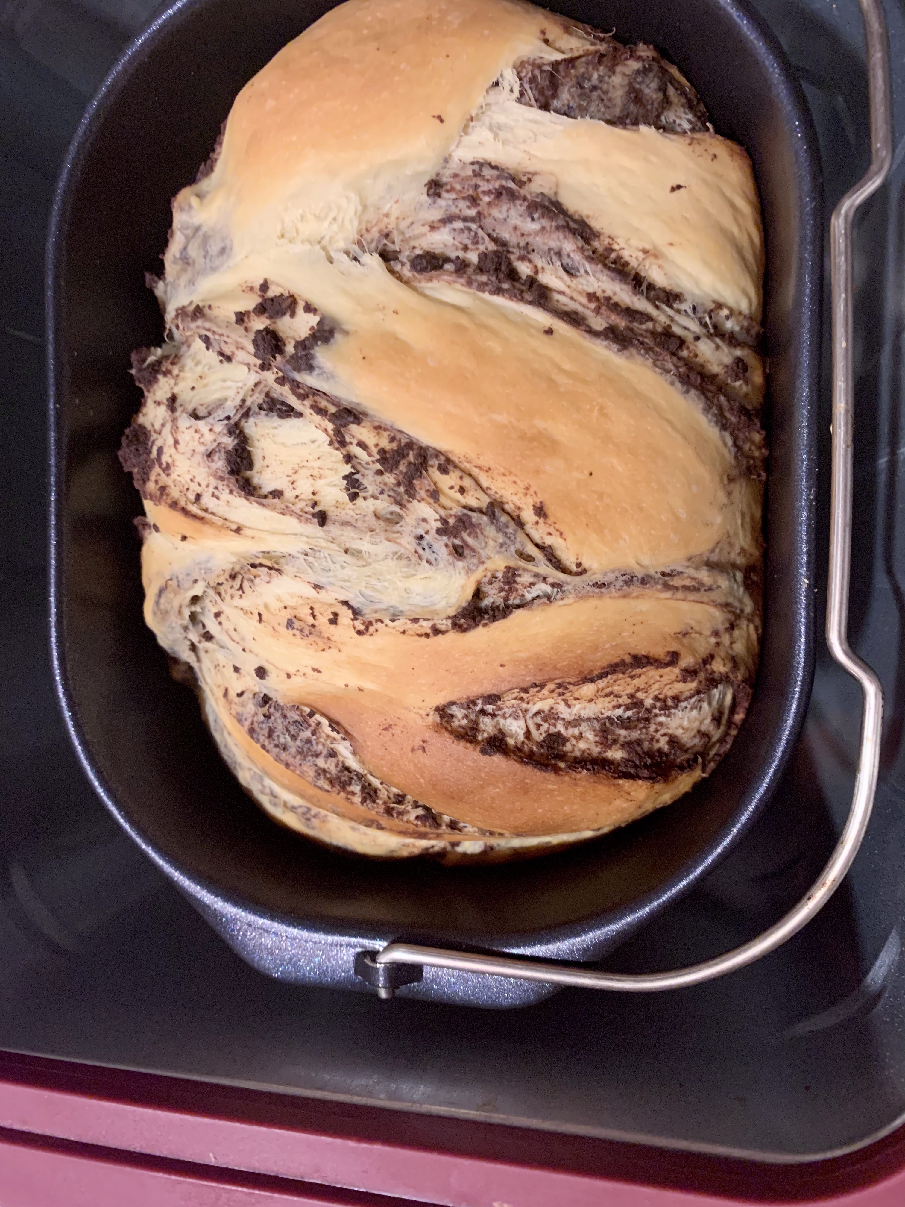 美的面包机也能烤出拉丝的面包