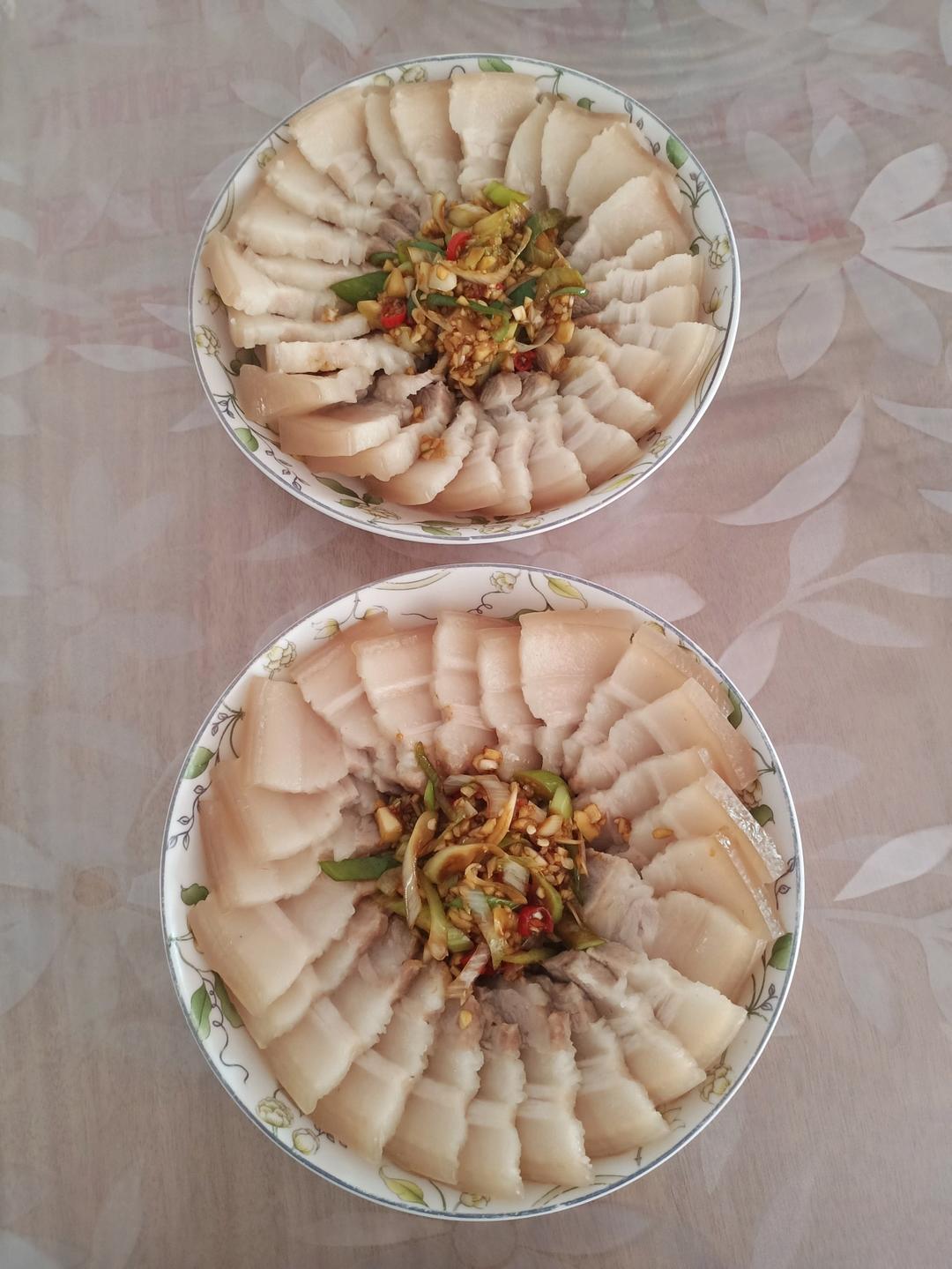 简单白灼五花肉