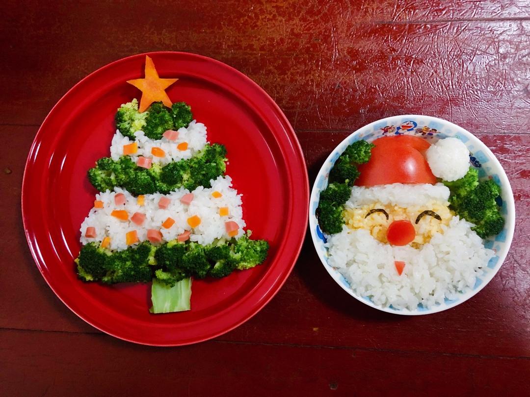 🎄圣诞树造型饭🎄