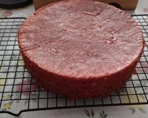 8寸红丝绒蛋糕的做法 步骤6