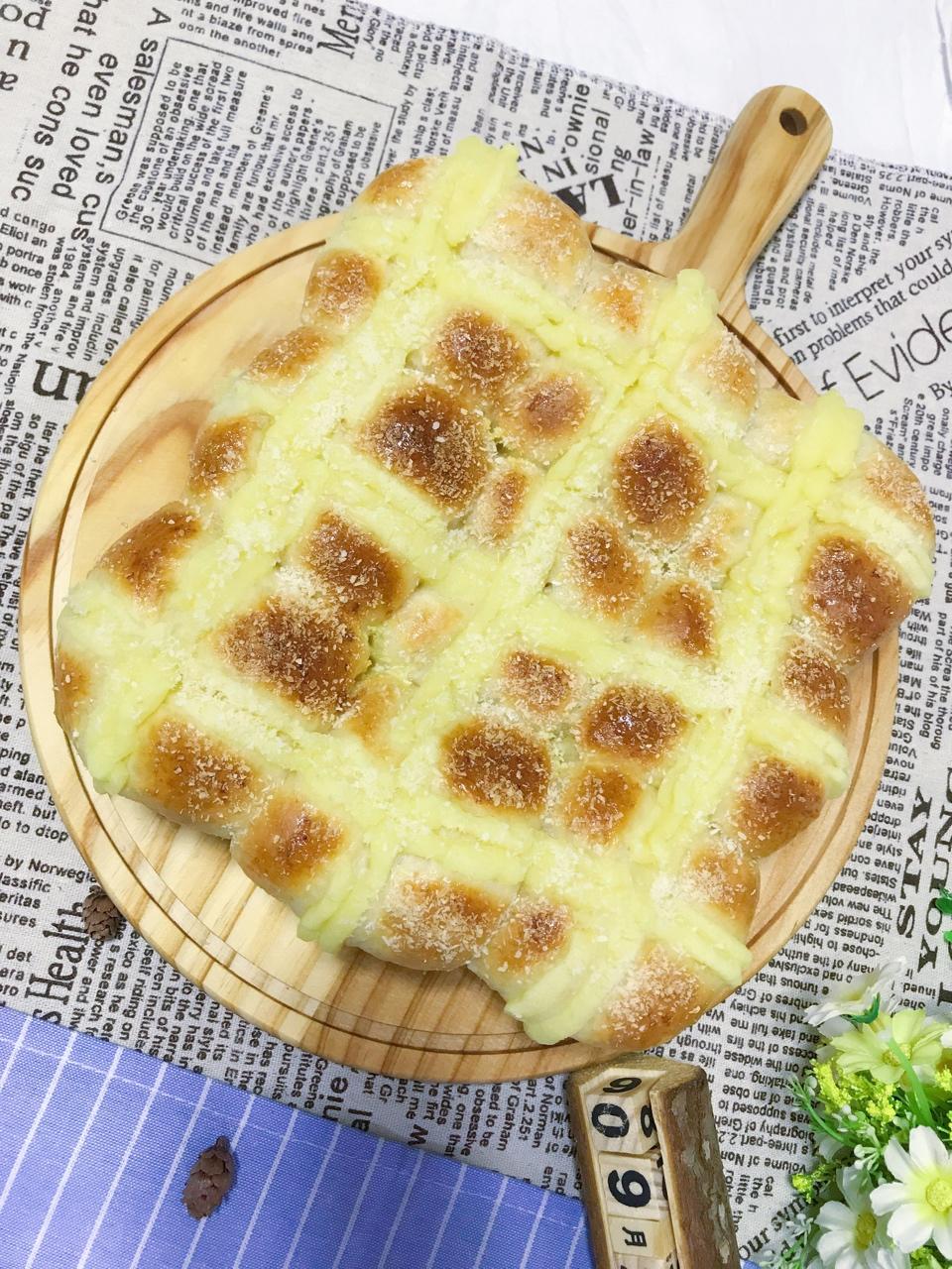 椰浆十字包 Coconut Custard Hot Crossed Bun