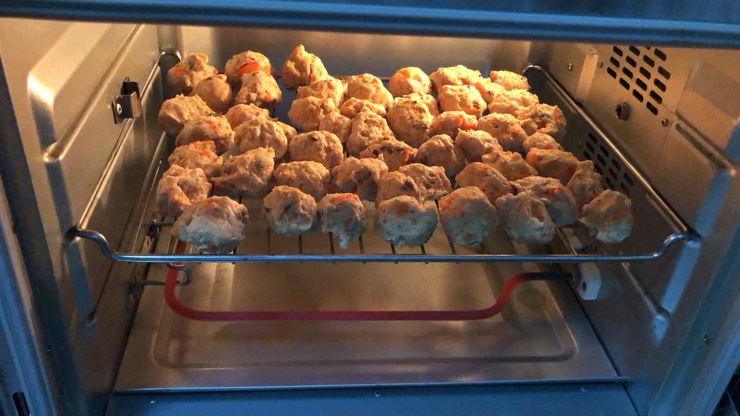 健身低脂无油鸡肉丸烤箱版