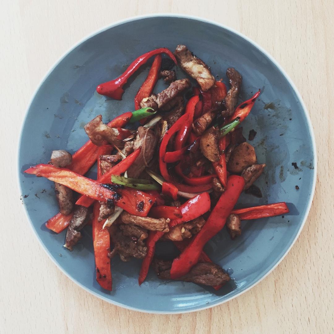 红椒肉丝