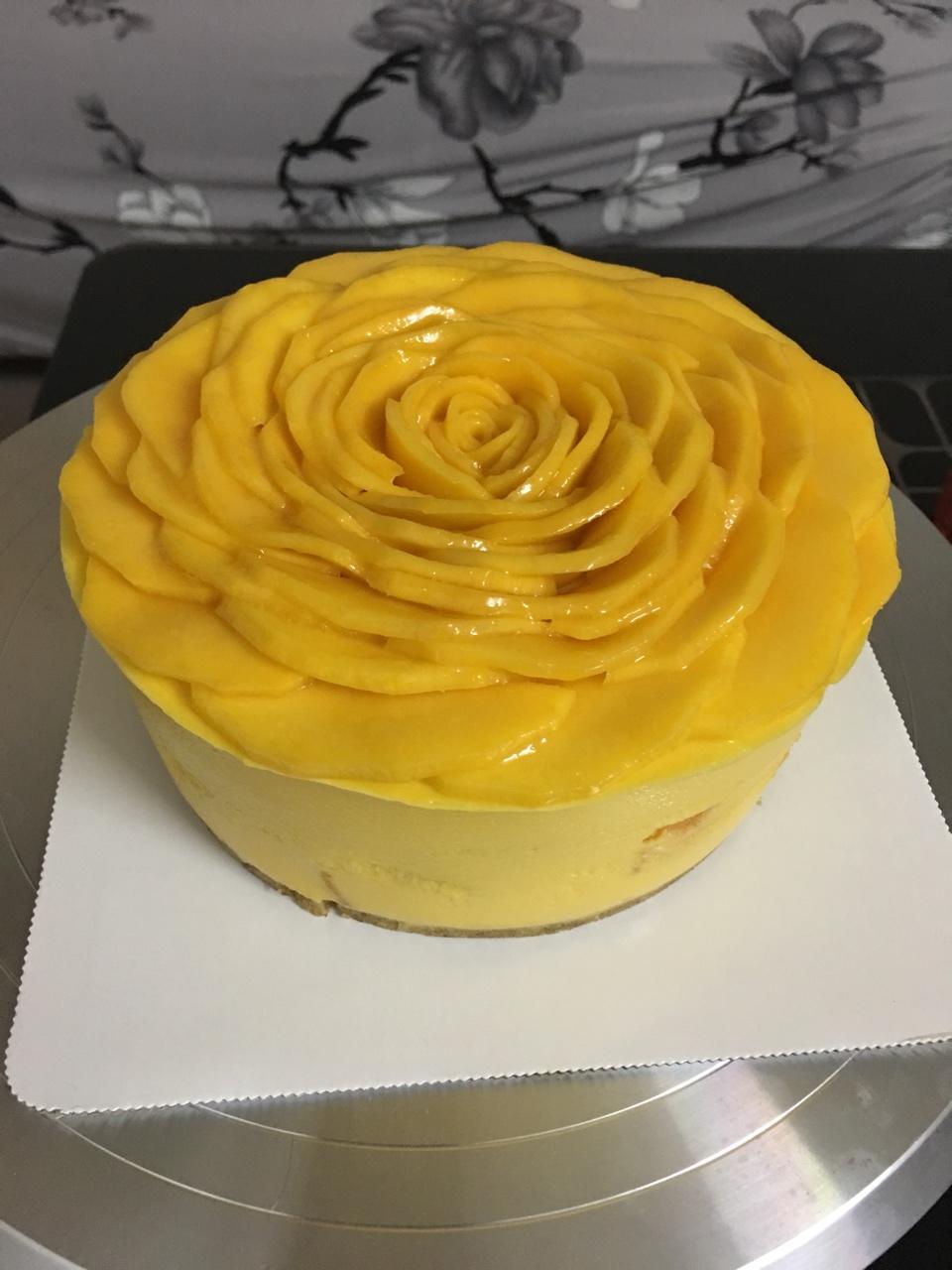 《Tinrry下午茶》教你做芒果流心慕斯（6寸配方）