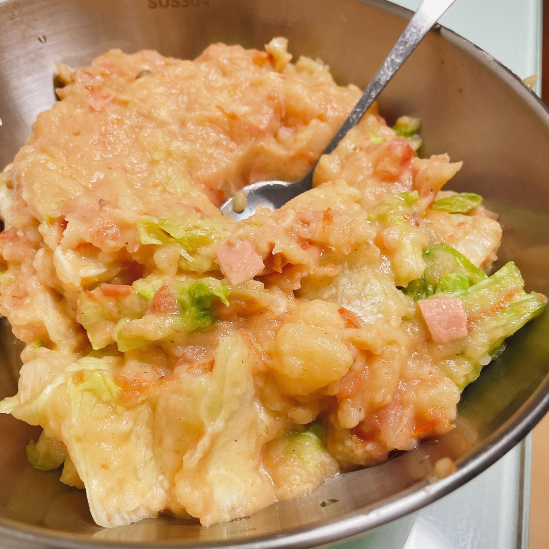 一人食之电饭煲土豆泥
