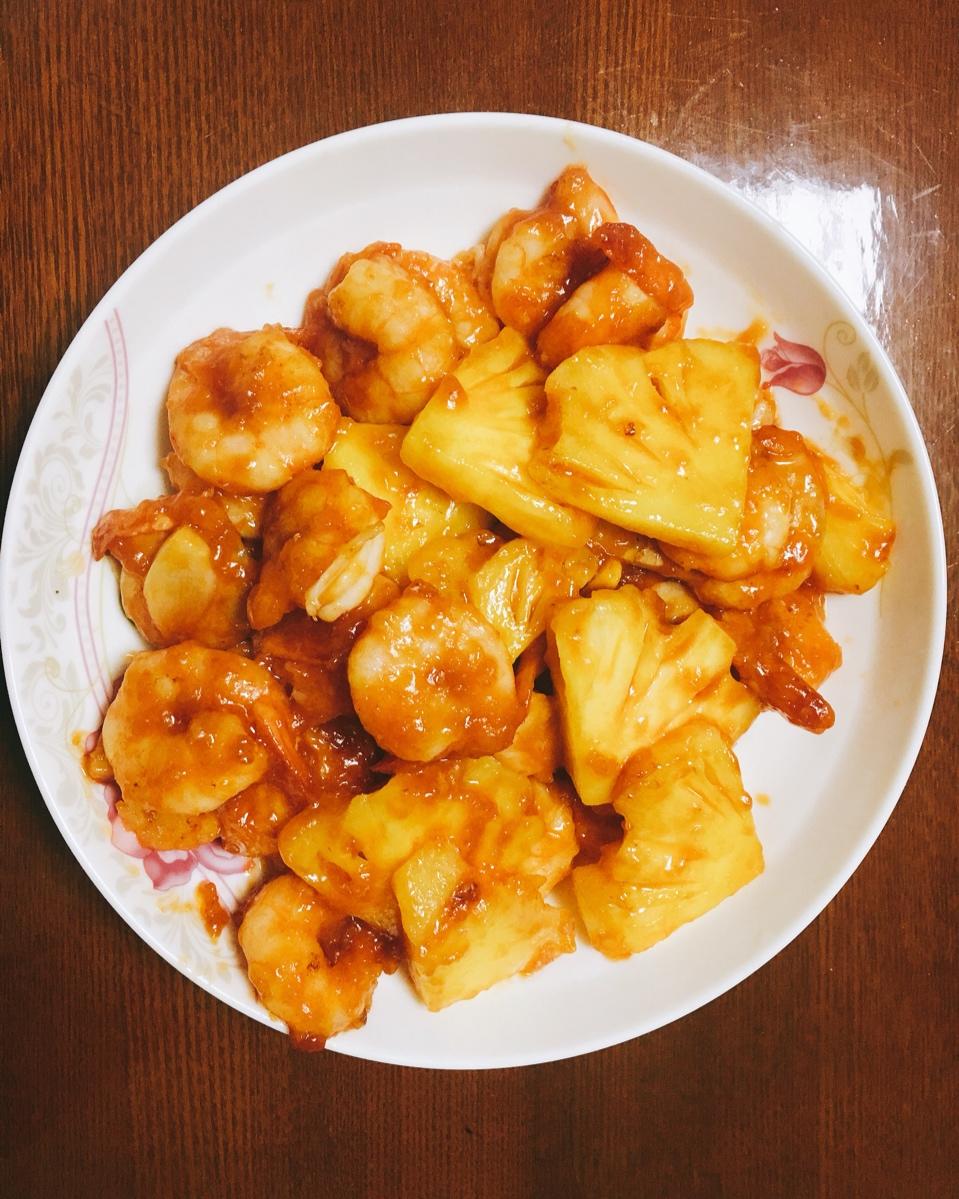 菠萝咕咾虾