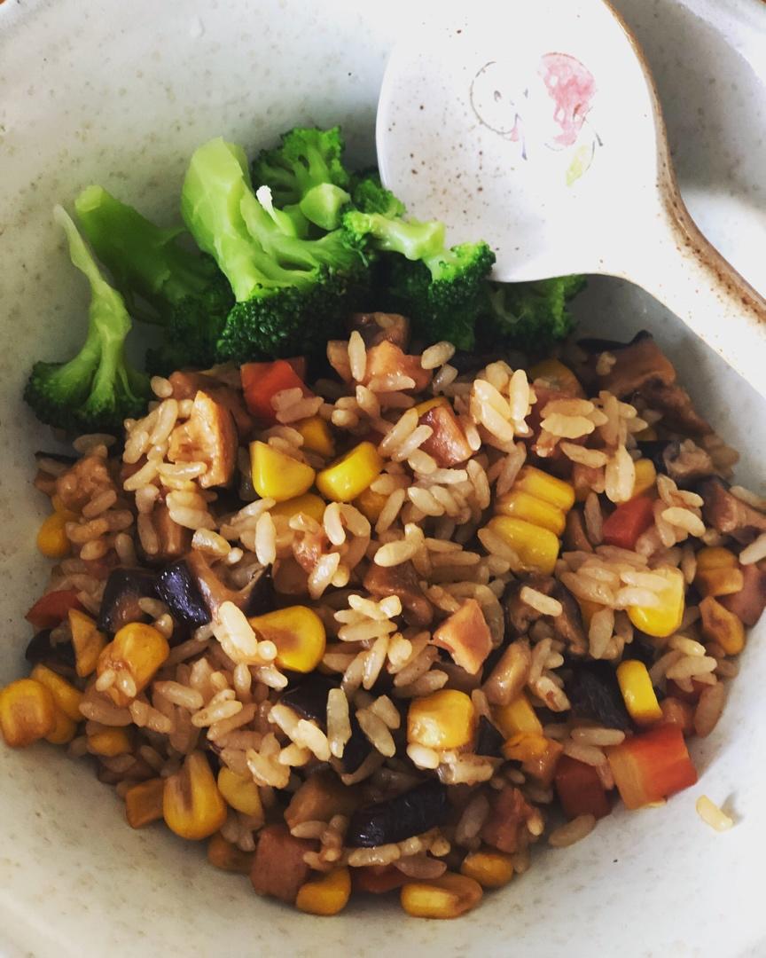 超开胃！香菇拌饭