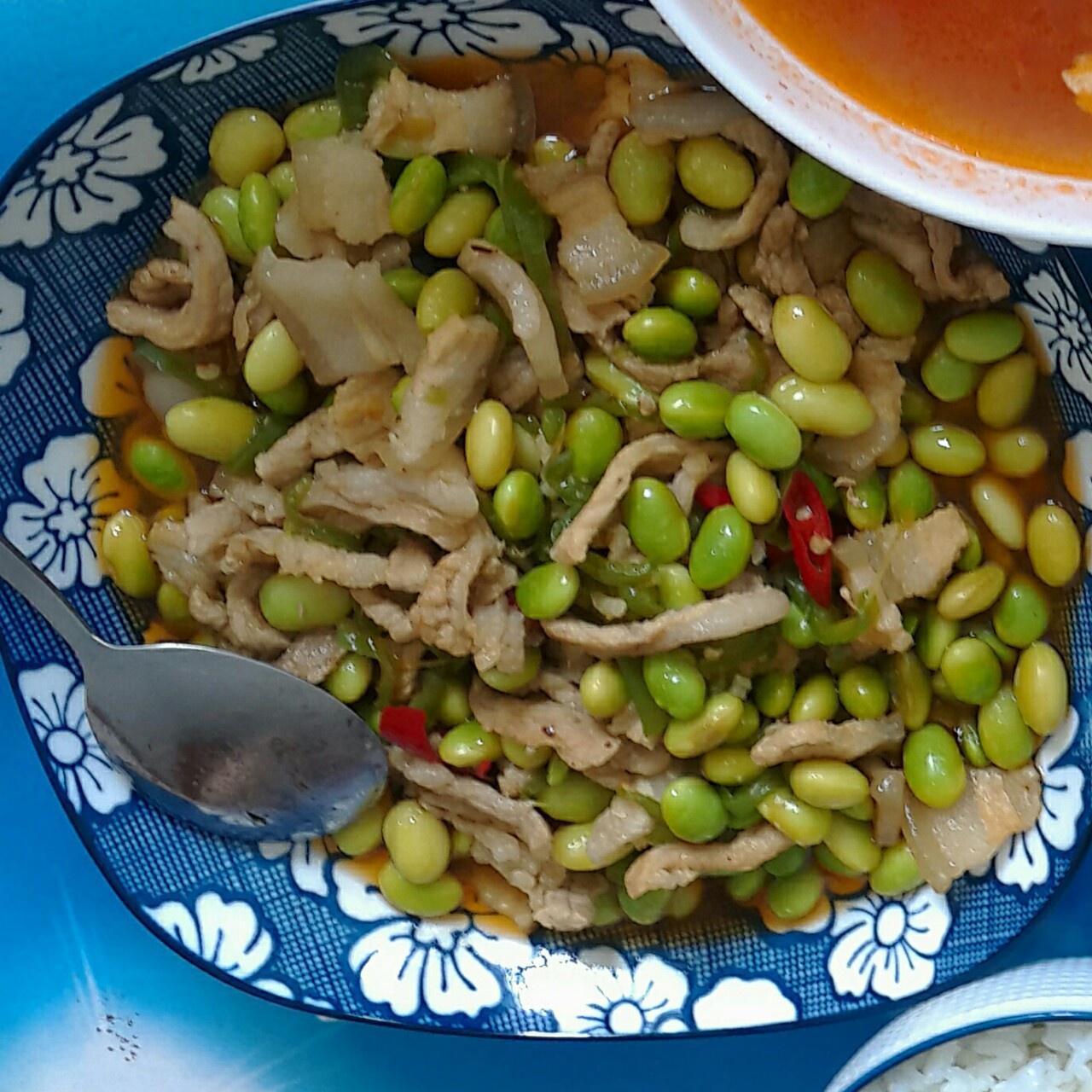 下饭菜 肉末毛豆