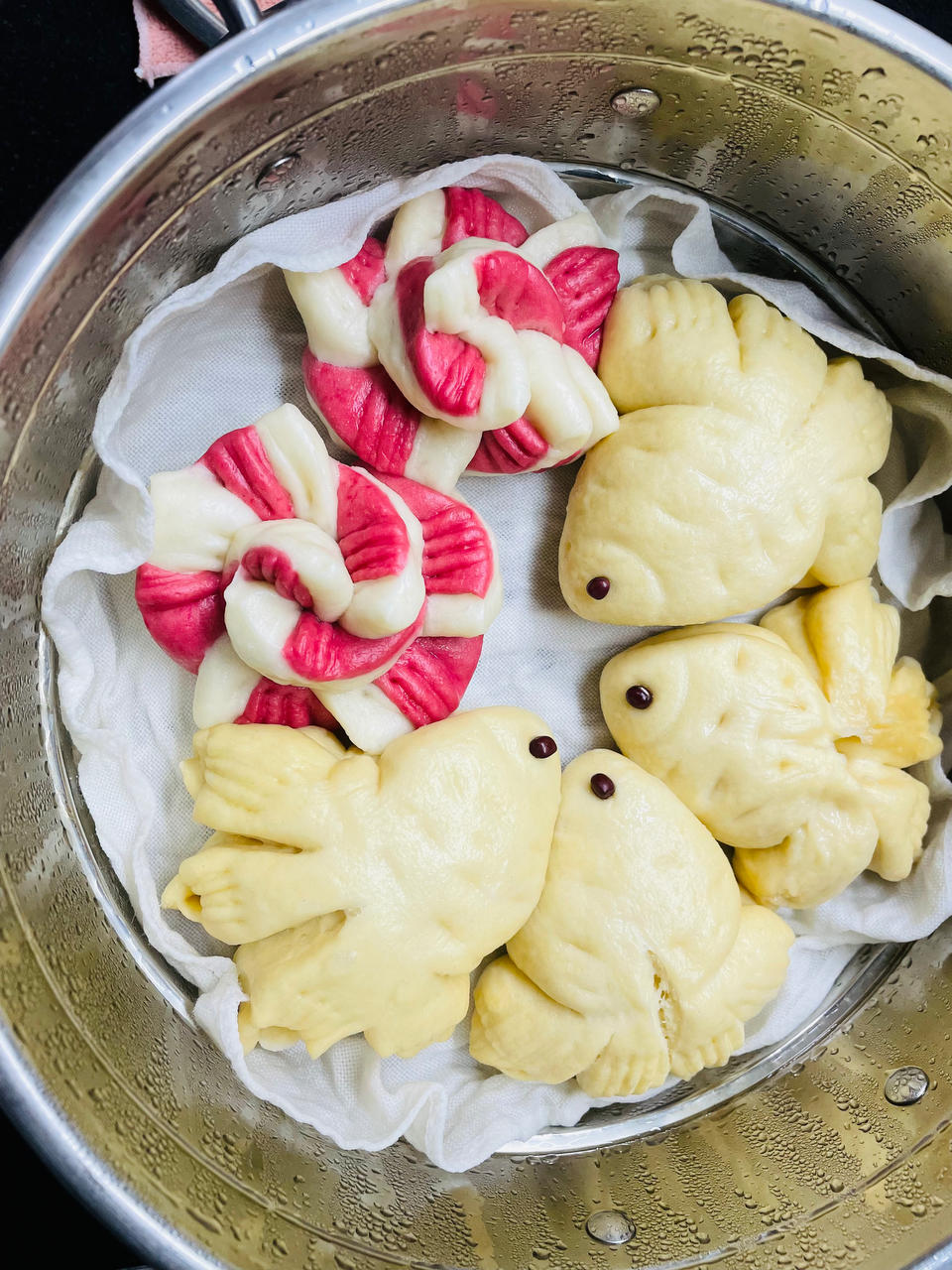 蒸南瓜金鱼馒头
