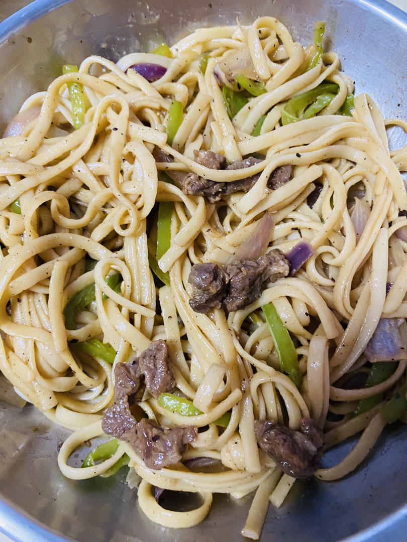 比餐厅好吃的黑椒牛柳意面🍝零失败简单教程