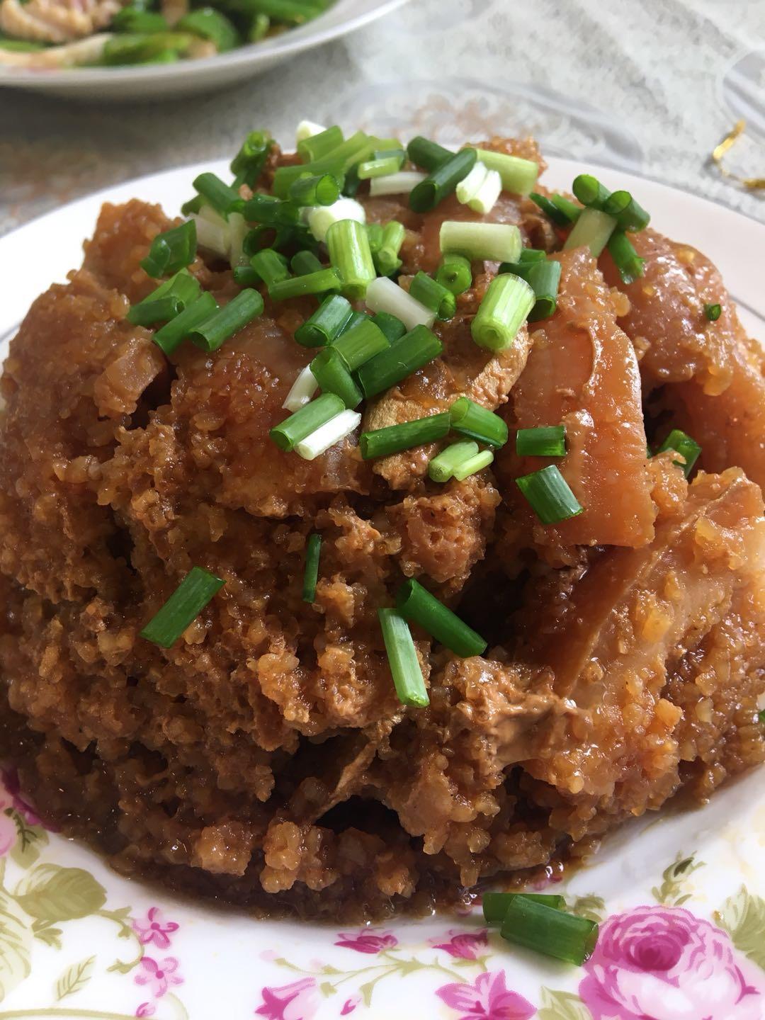 我家的粉蒸肉（排骨）