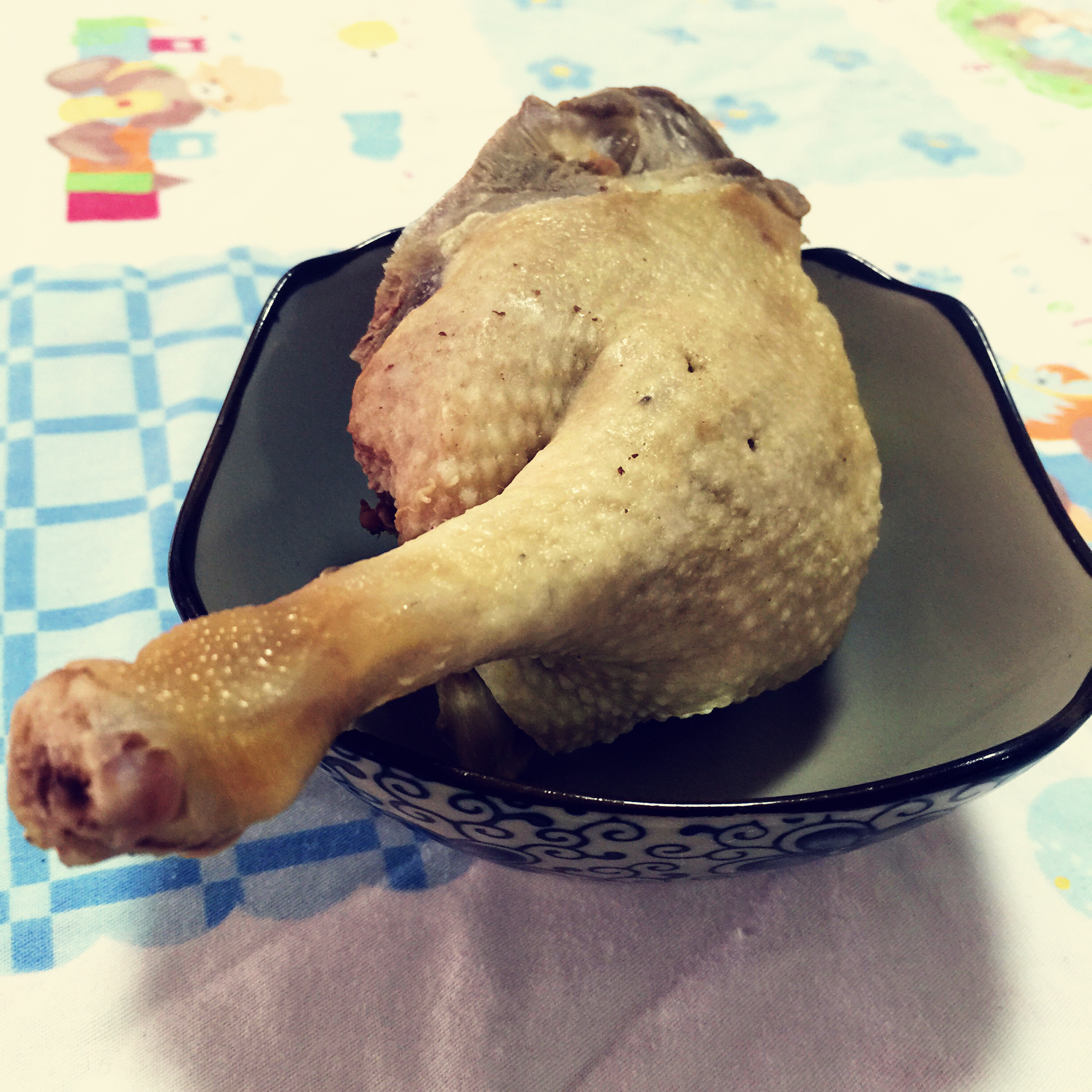 蒸咸鸭腿