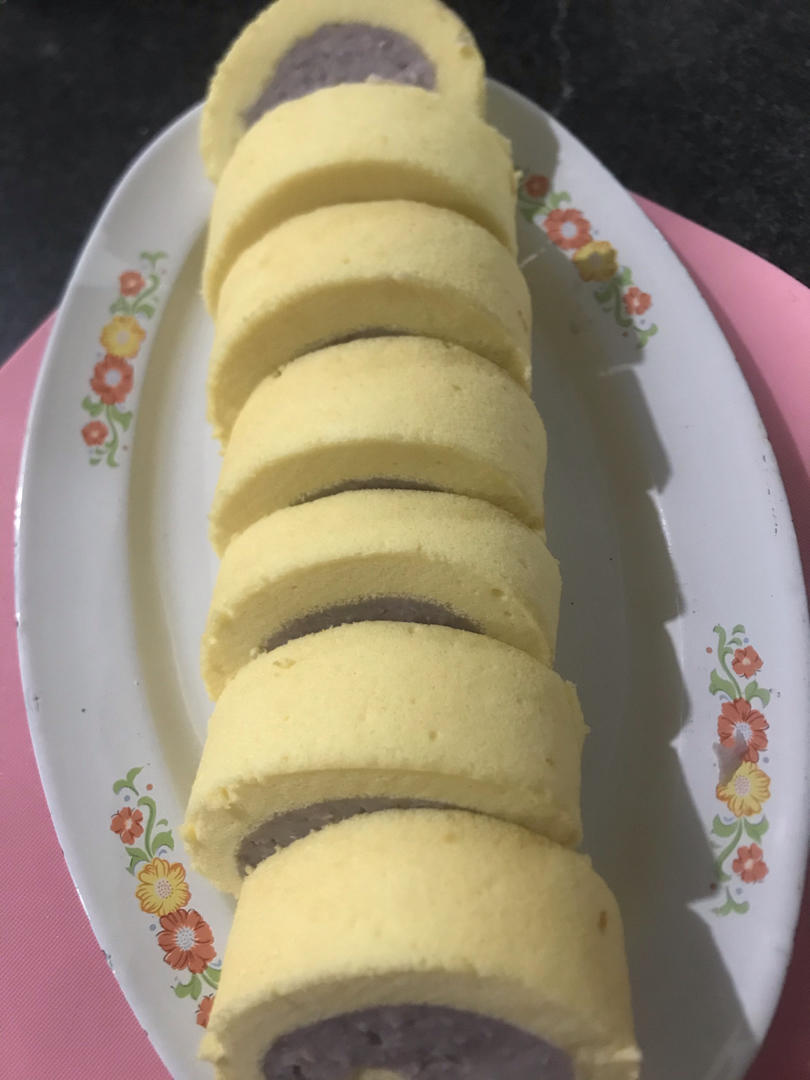 卷不裂的芋泥蛋糕卷