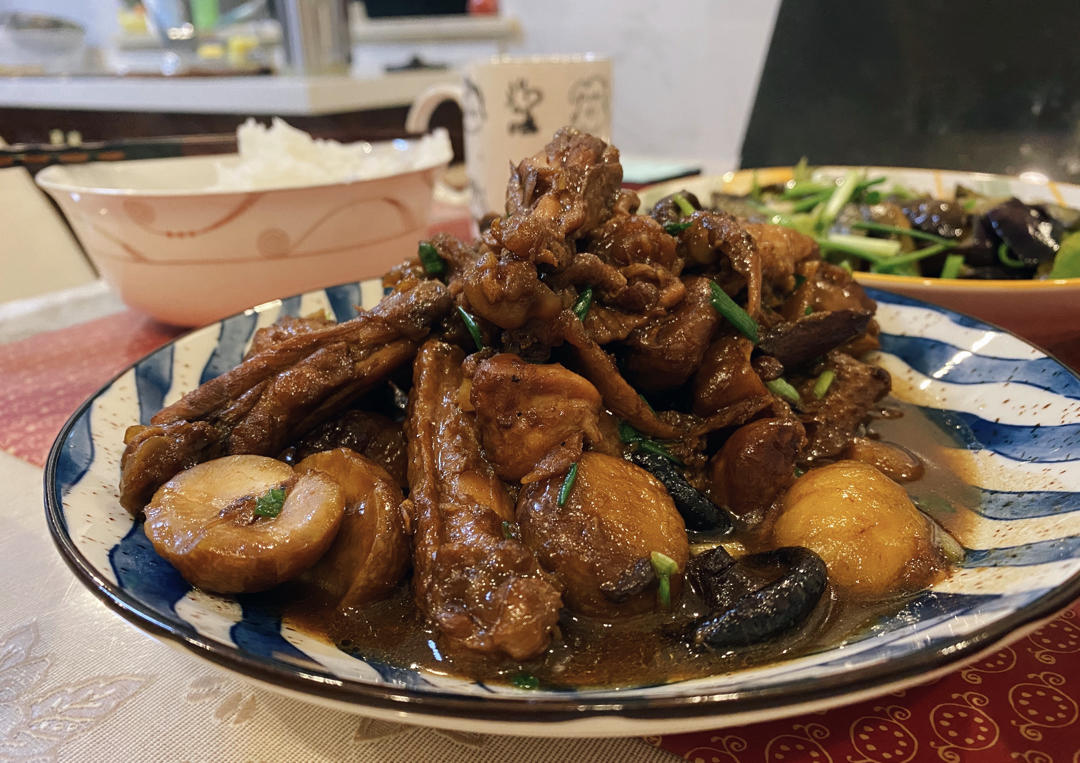 【栗子烧鸡】鸡肉都给你吃，栗子归我~