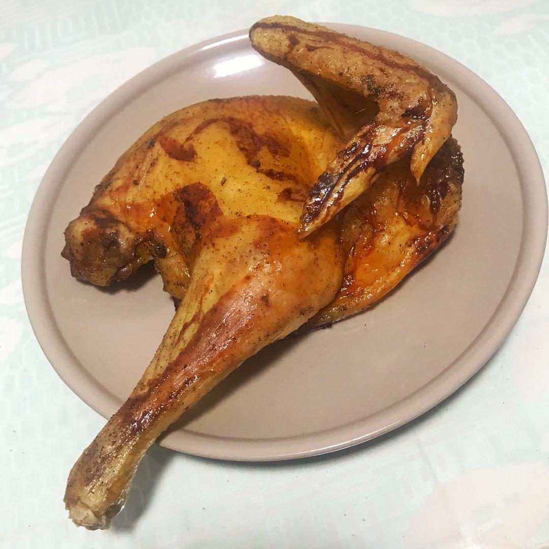 椒盐脆皮烤鸡（北鼎食谱）