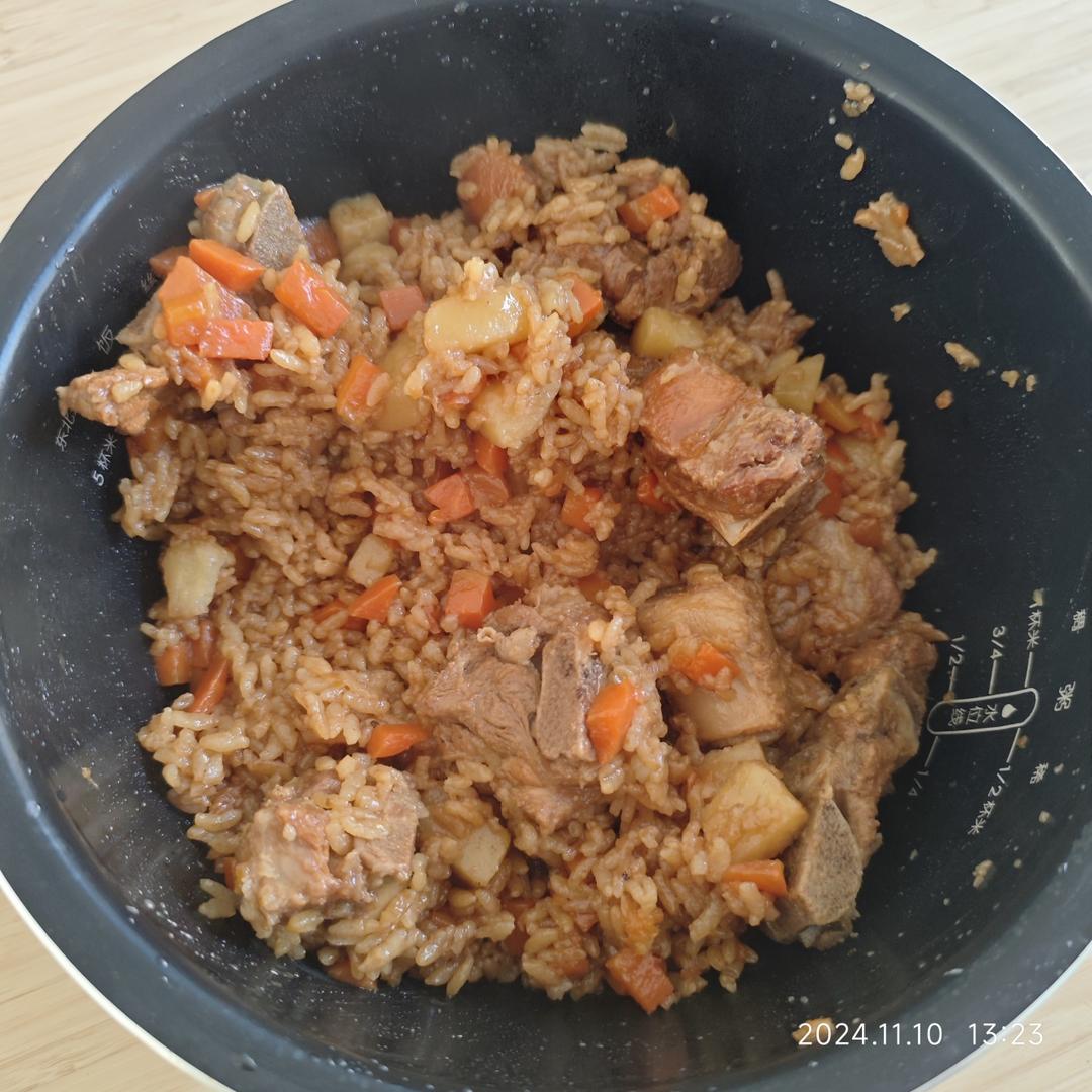 电饭锅版排骨焖饭