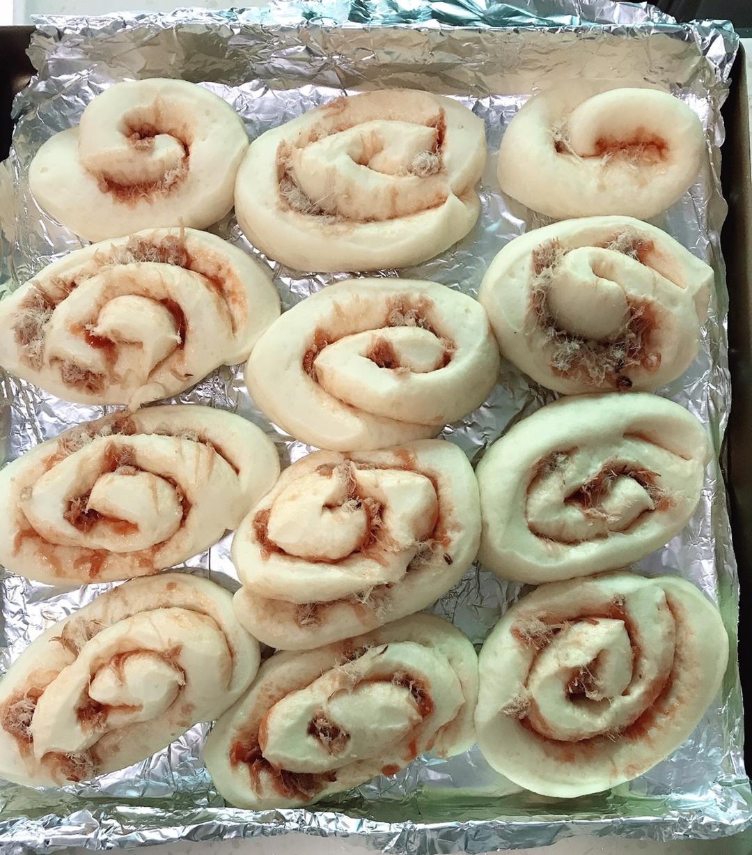 肉松火腿面包