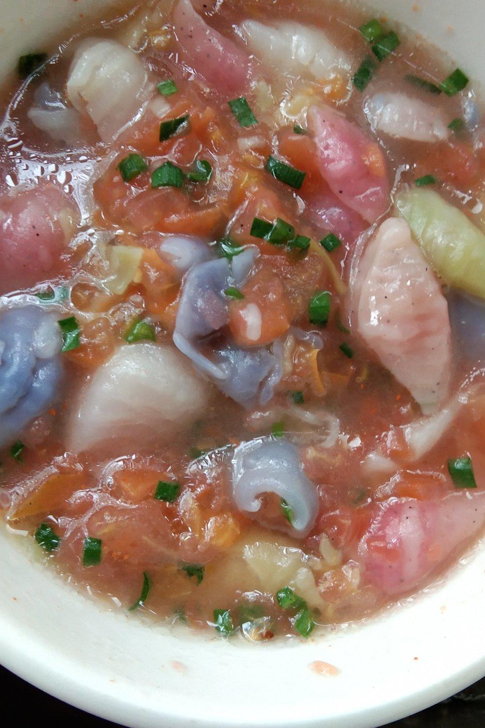 菠菜汁荞麦（猫儿）面