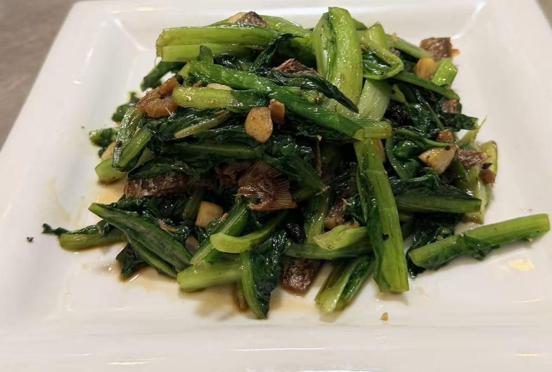 豆豉鲮鱼油麦菜