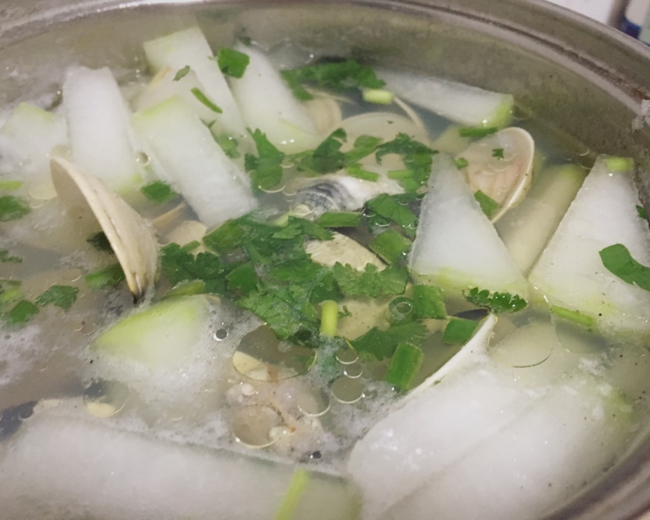 白贝冬瓜鲜味汤的做法 步骤5