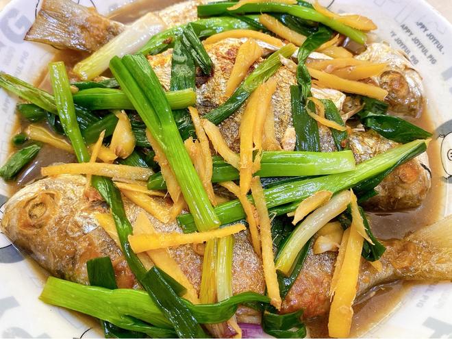 姜葱南鲳鱼的做法