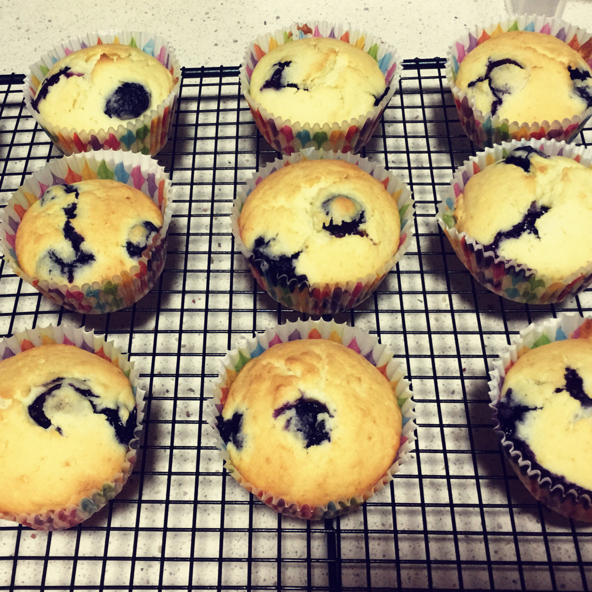 蓝莓玛芬蛋糕 Blueberry Muffin