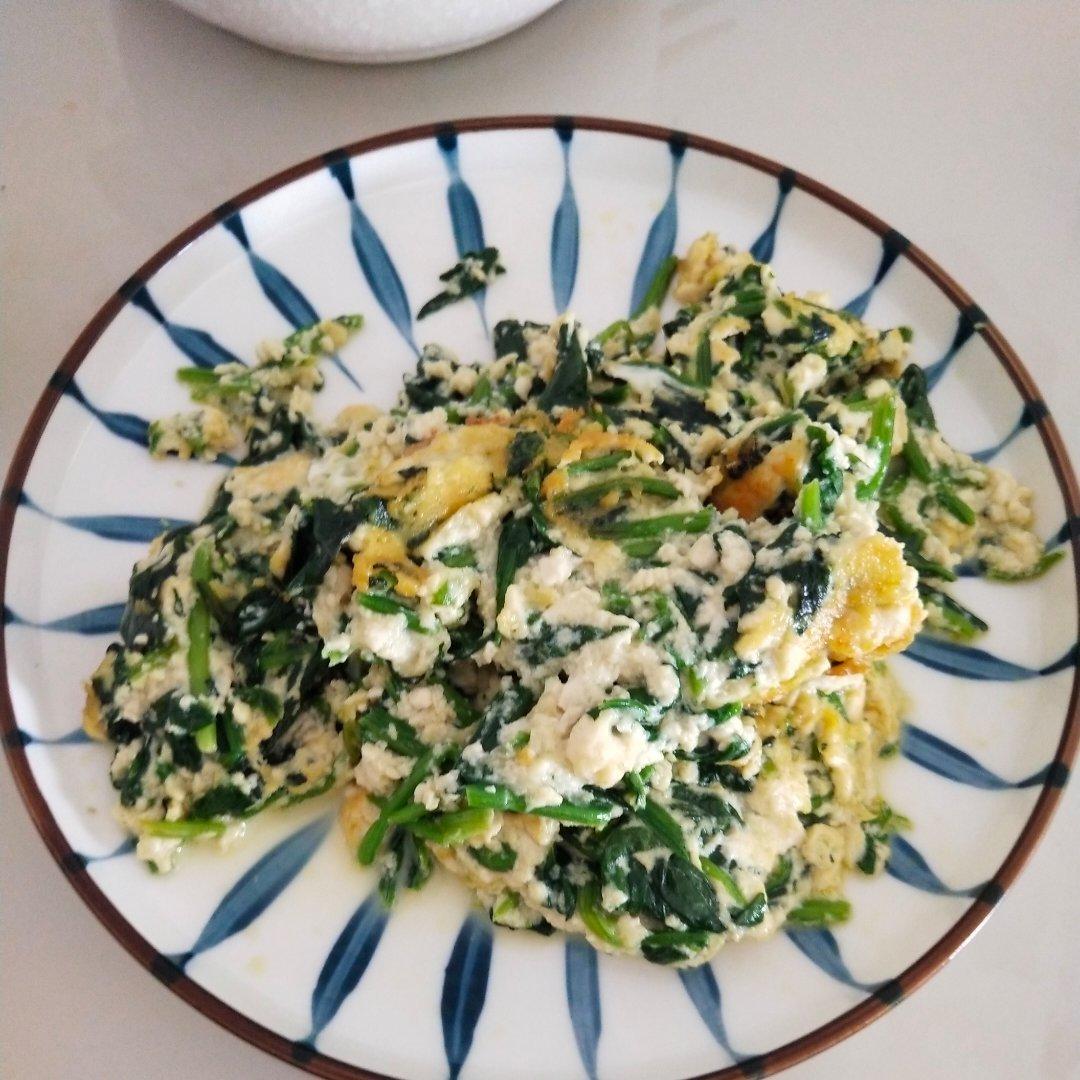 低卡菠菜豆腐饼