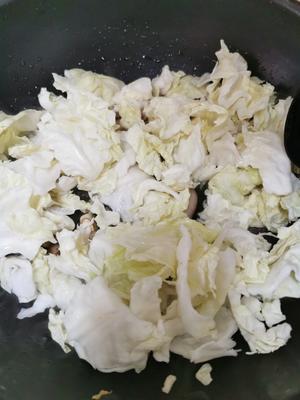 纯素食：香菇包菜的做法 步骤4