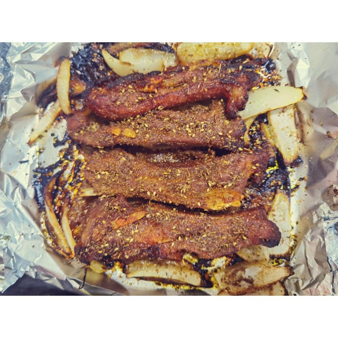 超好吃的烤羊排烤箱版