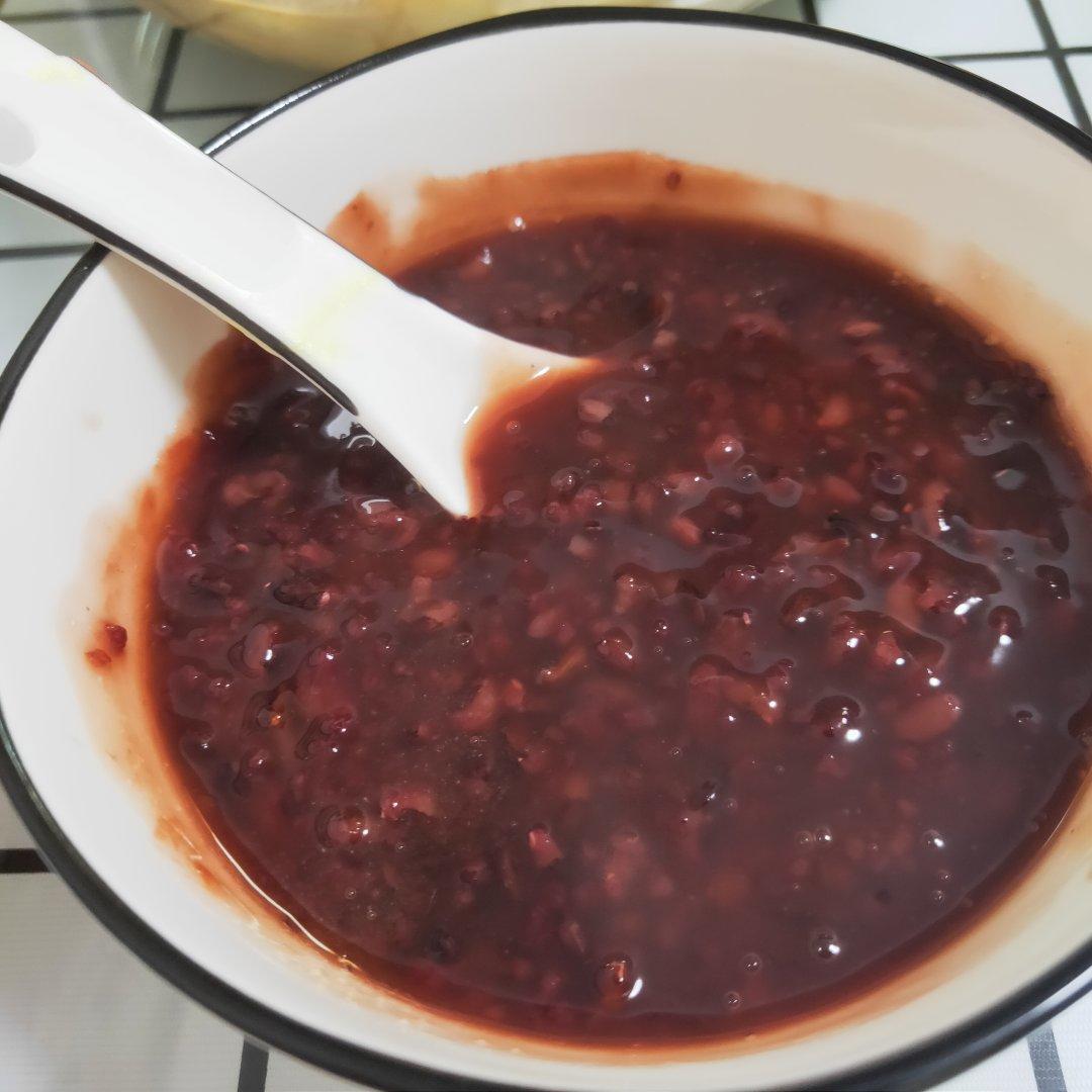 红豆黑米粥