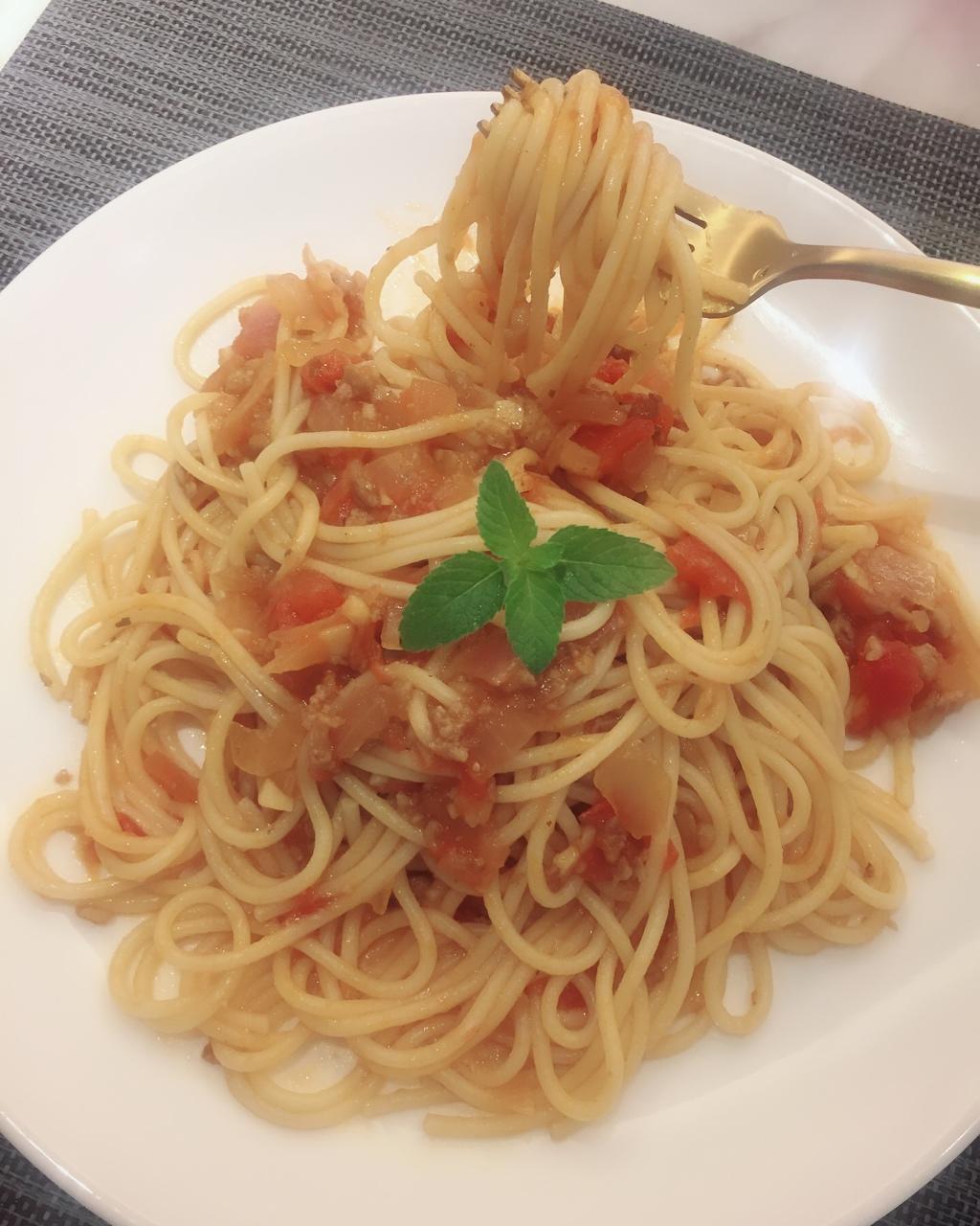 【番茄肉酱意面】