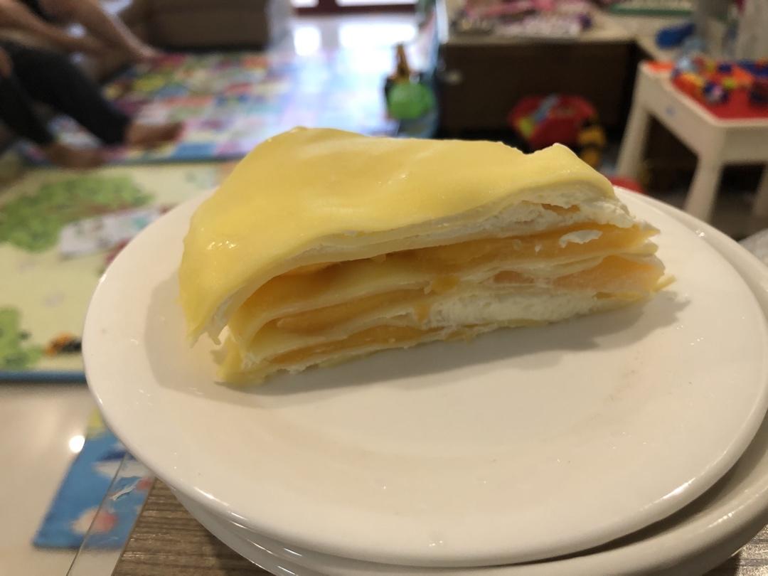 芒果千层蛋糕，100%成功告别煎皮无能
