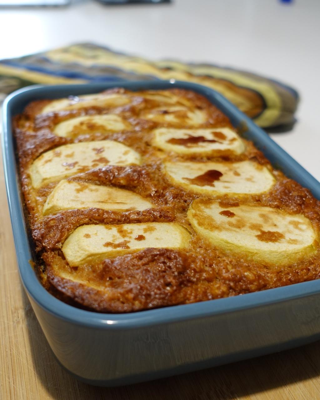 无油红糖苹果蛋糕丨健康·烘焙