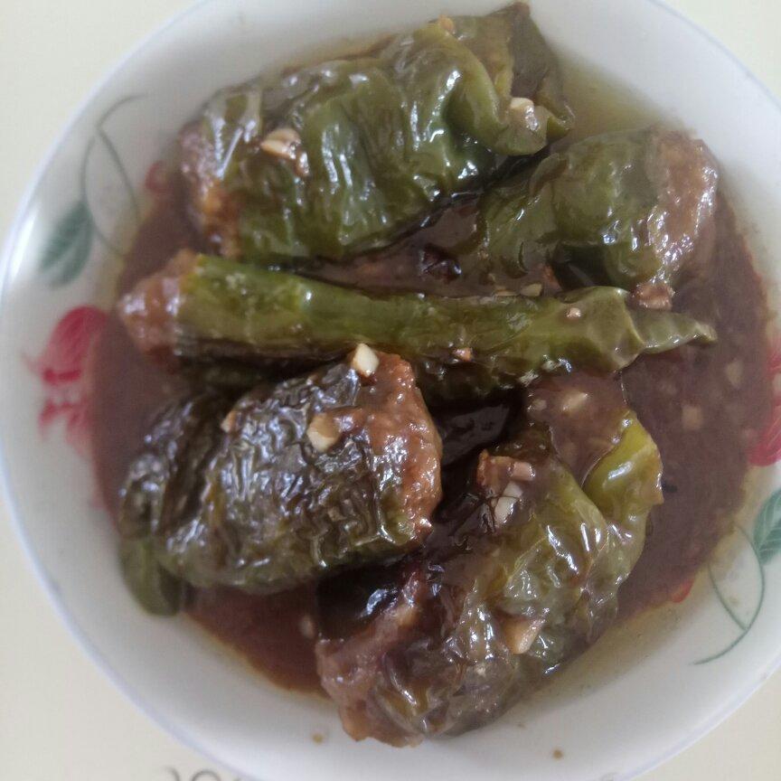 虎皮尖椒酿肉