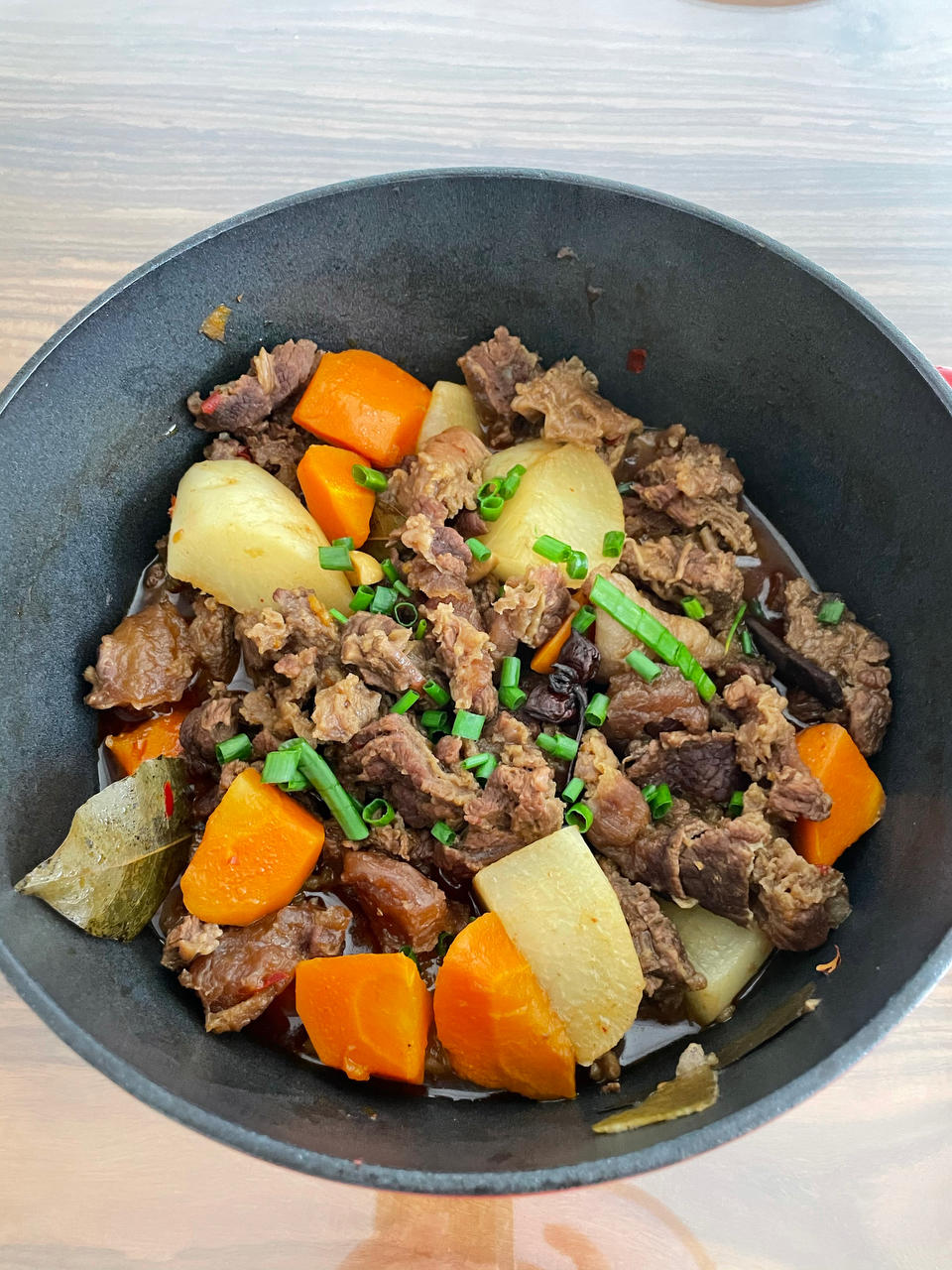 土豆焖牛腩