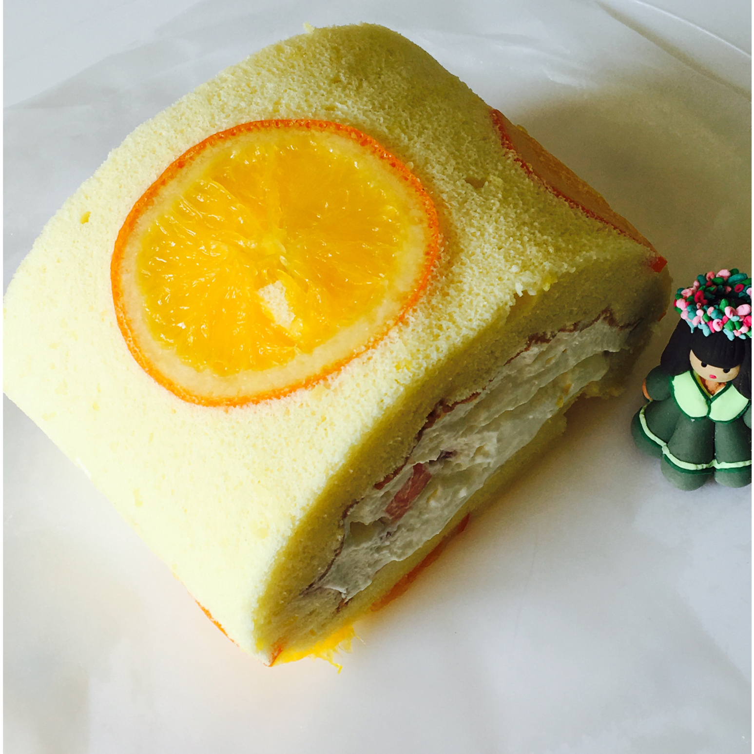 香橙蔓越莓瑞士卷