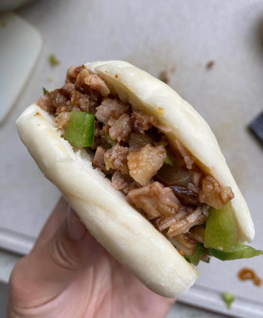 肉夹馍(白吉馍的制作)
