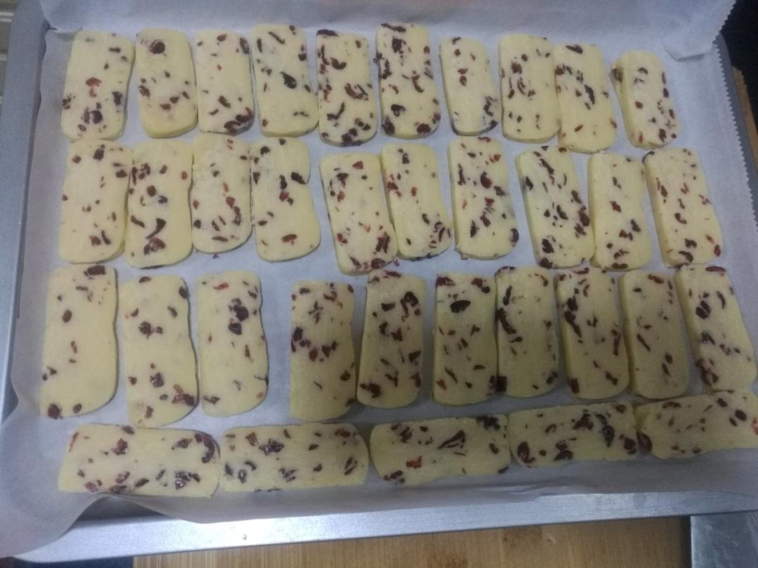 低糖少油版蔓越莓饼干