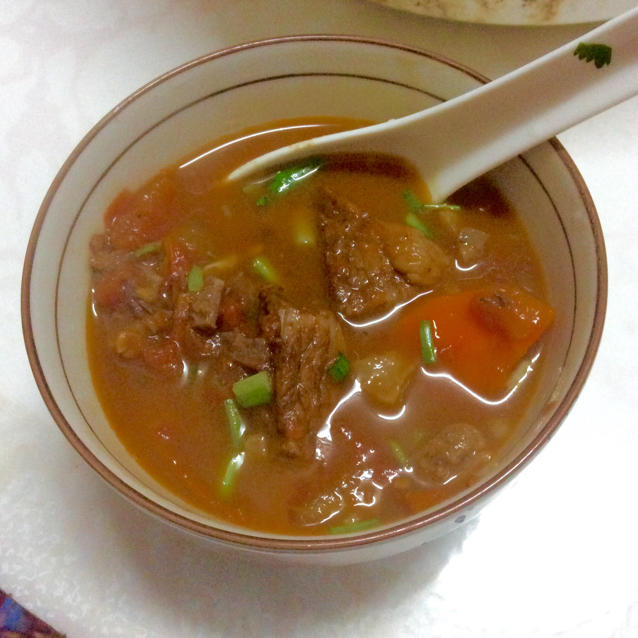 西红柿牛腩