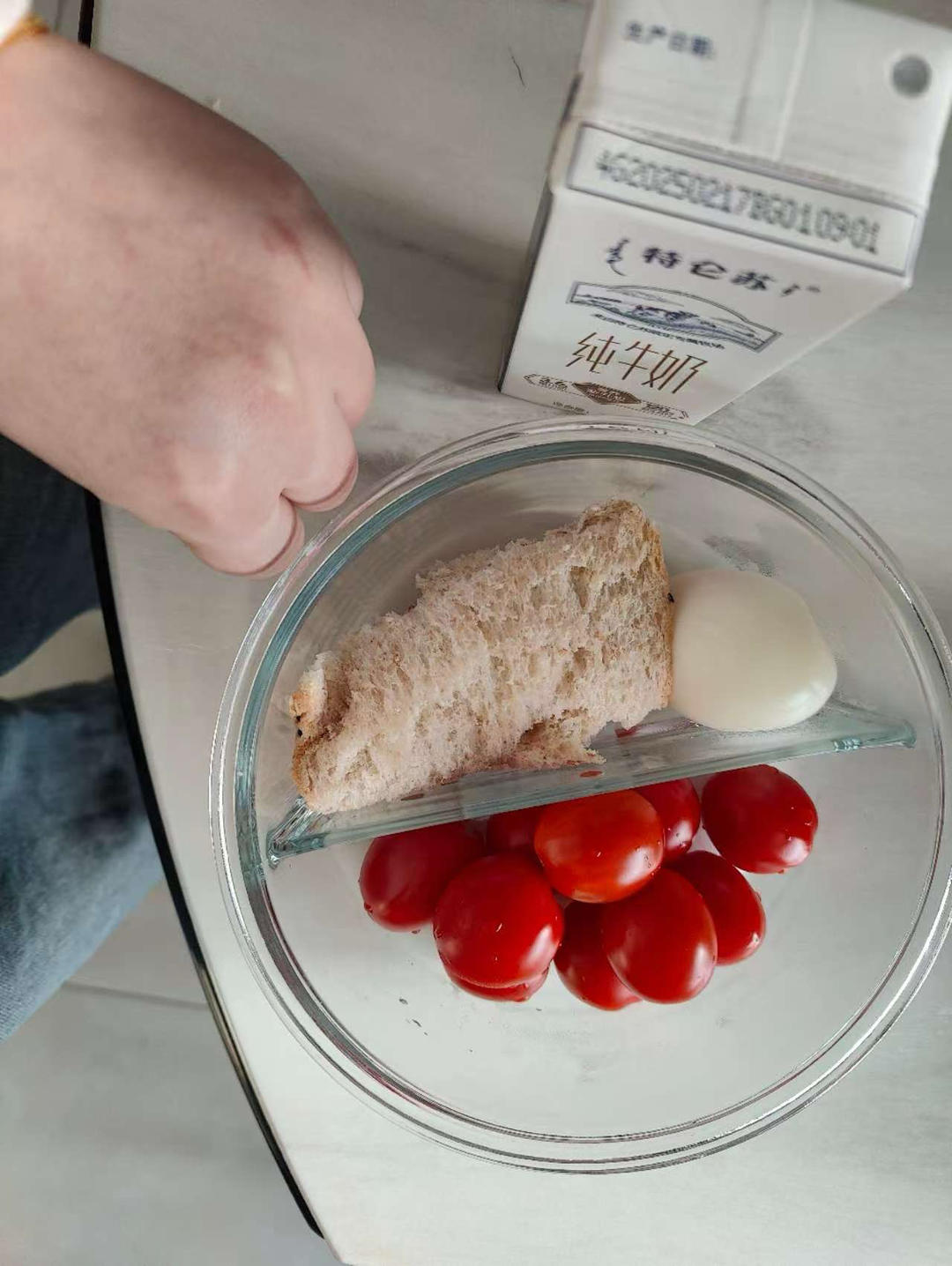 纯奶手撕吐司的做法 步骤1