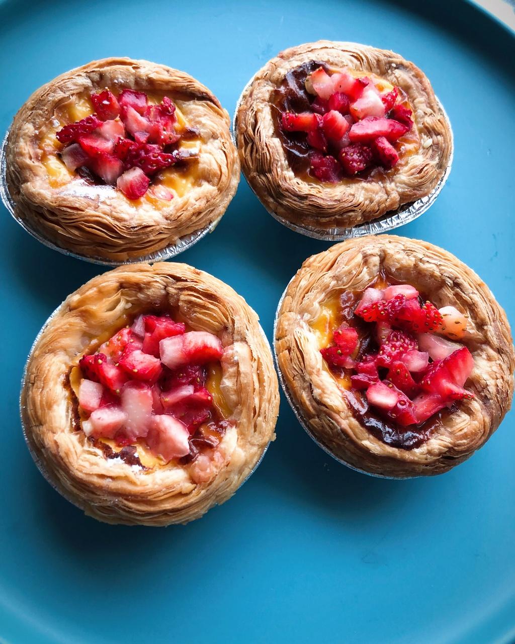 小小姑娘jeep做的水果蛋挞