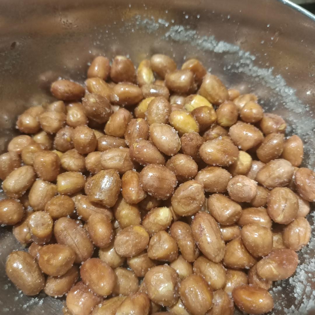 绝对不会糊的炸花生米